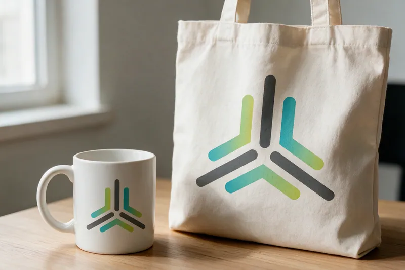 Caneca e ecobag com o símbolo Canal Fornecedor
