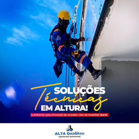 Alta Qualitec: “Soluções técnicas em altura” com profissional em rapel