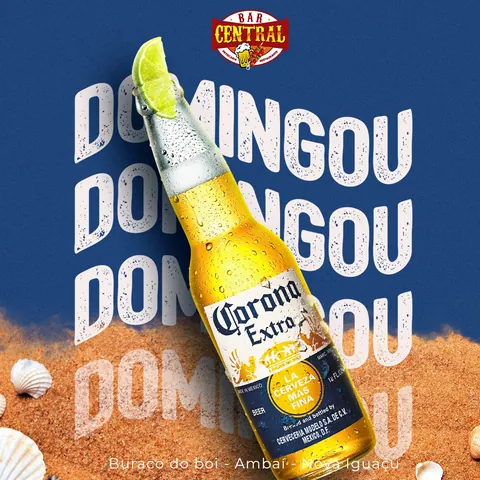 Buraco do Boi: garrafa de Corona e a chamada “Domingou”