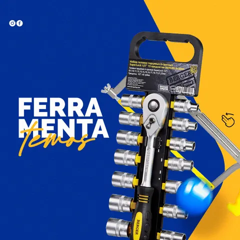 Bazani: “Ferramentas” com jogo de chaves