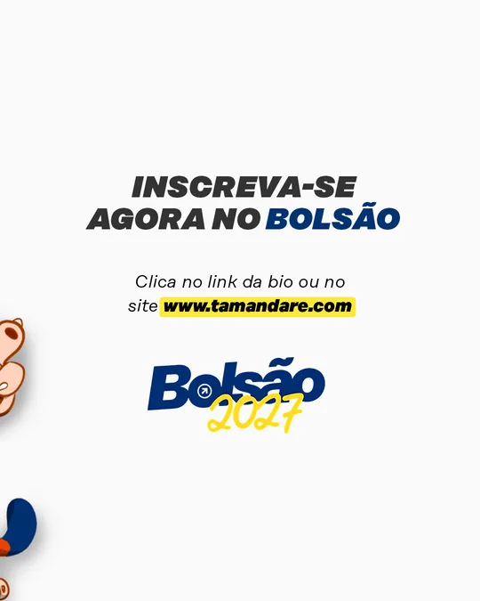 Chamada final: “Inscreva-se agora no Bolsão 2027”