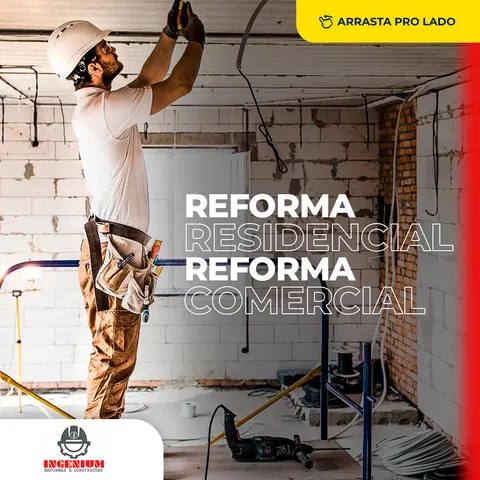 Alta Qualitec: “Reforma residencial, reforma comercial” com operário