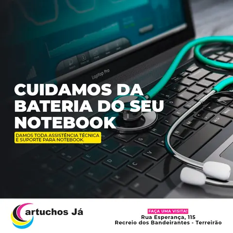 Cartuchos Já: “Cuidamos da bateria do seu notebook”