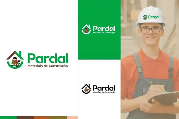 Identidade visual Pardal Construção