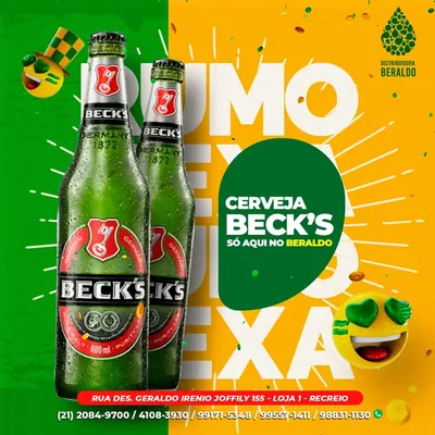 Beraldo: cerveja Beck's