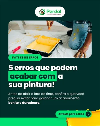 Carrossel Pardal: 5 erros que podem acabar com a sua pintura