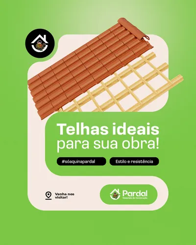 Pardal: telhas ideais para sua obra