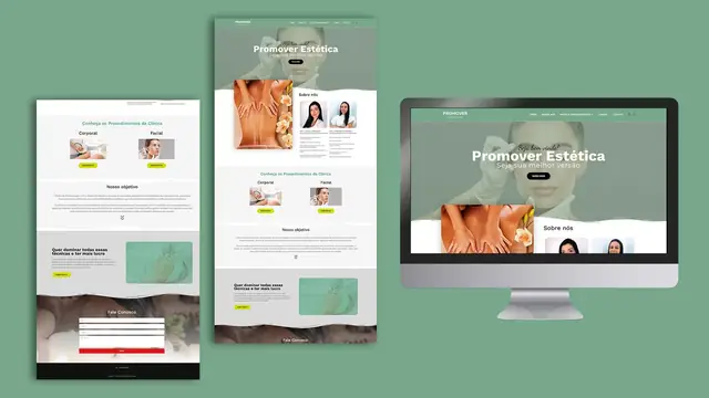 Landing page Promover Estética